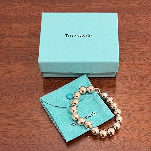 NIB Tiffany HardWear Ball Bracelet 10 mm - Picture 1 of 6